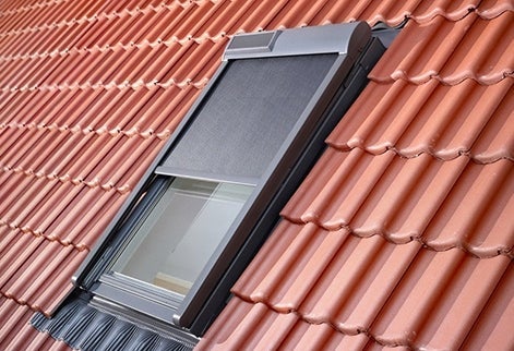 Lucarne store à enrouleur-Pour Velux Fenêtre de toit Ve/RU/VS-Ocre Lucarne store à enrouleur-Pour Velux Fenêtre de toit Ve/RU/VS-Ocre